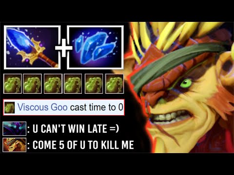 WTF CAN'T RUN Max AoE Slow Scepter Bristleback vs Spectre Crazy Hard 1v5 Late Game Battle Dota 2