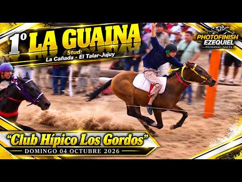 1°LA GUAINA  2°AMPARO  Club Hípico Los Gordos El Talar-Jujuy Dom 04 Octubre 2026