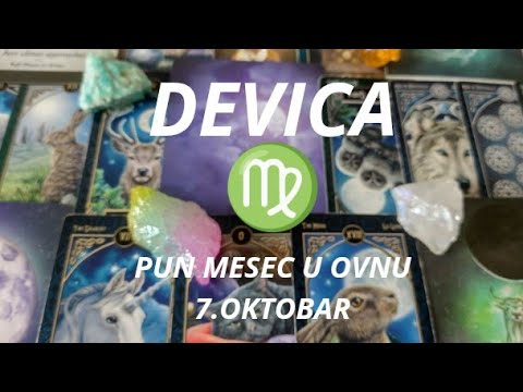 DEVICA ♍ Potpuno neočekivano - srodna duša u vašem životu 💞🍀💕 PUN MESEC U OVNU 7.OKTOBAR TAROT 