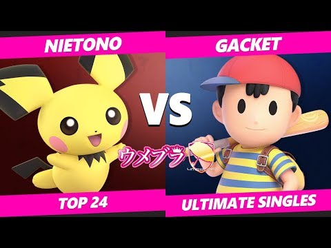 Umebura SP5 SSBU - DNG | Nietono (Pichu) Vs. GEKI | Gacket (Ness) Smash Ultimate Tournament Top 24