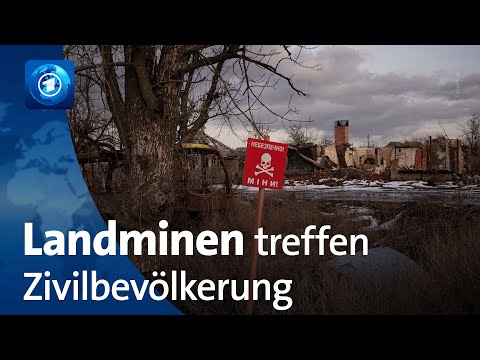 Krieg gegen die Ukraine: Landminen treffen Zivilbevölkerung