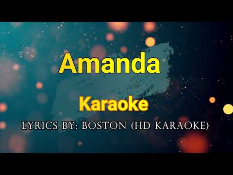 Amanda - Boston (karaoke)