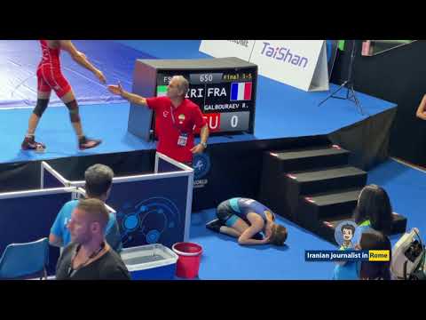 Iran in the World Freestyle Wrestling Championships in Rome