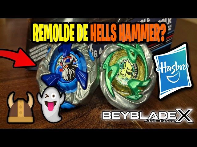 Vídeo relacionado con Beyblade X, Circle Ghost 4-60LR UX y Hack Viking 4-55O UX, Pack Doble Takara Tomy con 2 Tops de rotación Derecha, Juego de Tops de Batalla, A Partir de 8 años