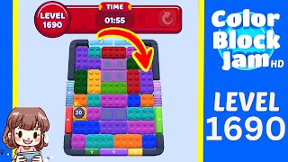 Soluzione del Livello 1690 di Color Block Jam