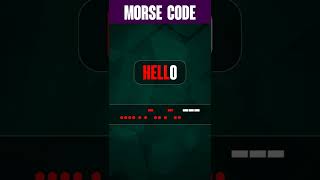 Download lagu HELLO in Morse Code #shorts 📢 mp3