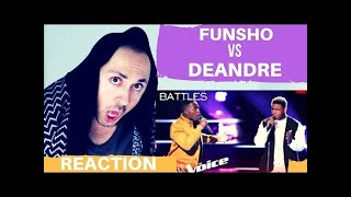 DeAndre Nico and Funsho Impress with New Edition's "Can You Stand the Rain" - The Voice 2018 Battles