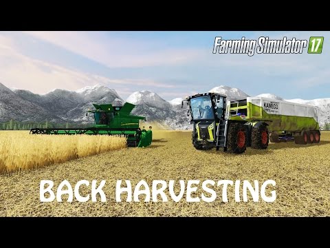 BACK HARVESTING IN RATTLESNAKE VALLEY in Farming Simulator 2017 | PC Gaming