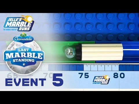 Cravendale Last Marble Standing E5 Block Pushing - Marble Race by Jelle's Marble Runs