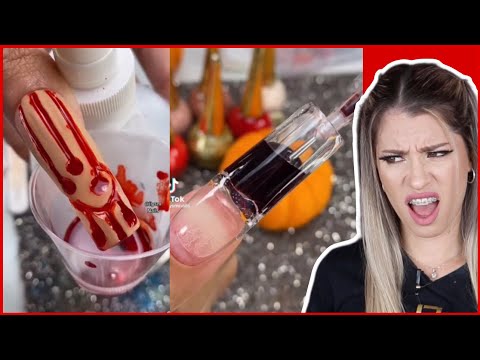 DISEÑOS DE UÑAS QUE JAMÁS ME HARÍA EN HALLOWEEN | NatyGloss