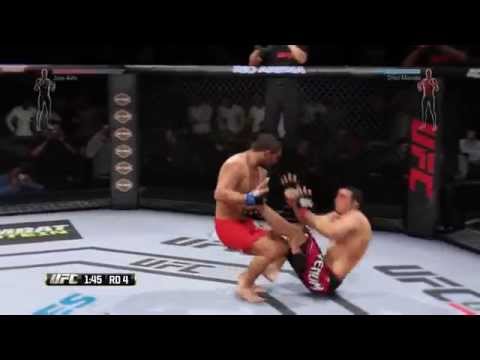 UFC 179: Jose Aldo vs Chad Mendes Round 4 (EA Sports UFC Simulation)