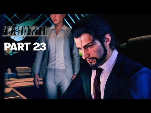 FINAL FANTASY 7 REMAKE Walkthrough Part 23 - THE BELLY OF THE BEAST (PS4)