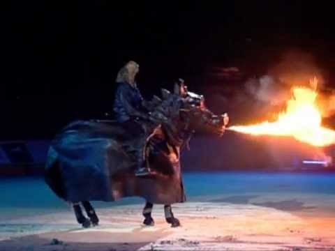 Cheval dragon cracheur de feu - Crinières d'or 2009