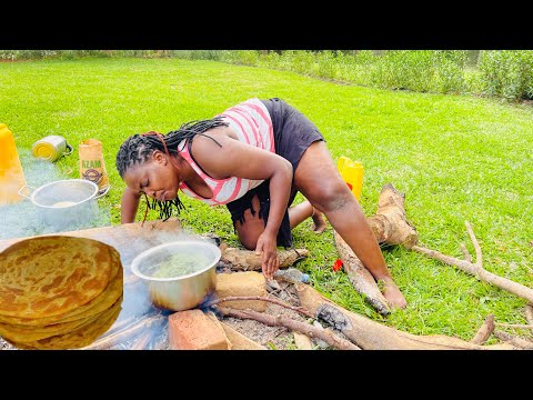 African Village girl's life /Cooking Chapati. @MuTraveller