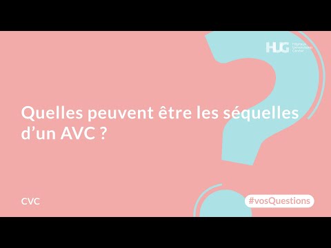 Quelles peuvent être les séquelles d’un AVC ?