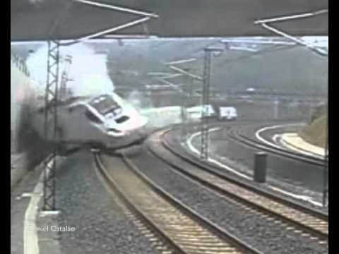 Acidente Descarrilamento Espanha Santiago