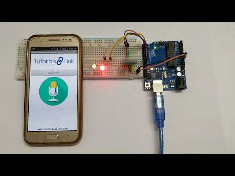 Commande Vocal  pour Allumage Led( Arduino+Bluetooth)