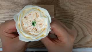 생크림꽃 줄리엣로즈 만들기[Making juliet rose with whipped cream]