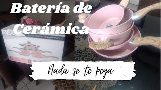 LA MEJOR BATERÍA DE CERÁMICA ECONÓMICA  - Compras básicas para el hogar - NADA SE LES PEGA