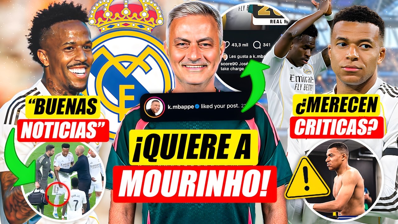 💣 ¡MBAPPÉ QUIERE A MOURINHO EN EL MADRID! | MILITAO SE ENCUENTRA BIEN | ¿CRITICAS INJUSTAS A MBAPPÉ?