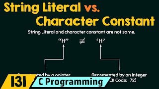 String Literal vs. Character Constant