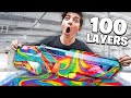 We Hydro Dipped a Nerf Blaster 100 Times! (100 Layers Challenge) We Hydro Dipped a Nerf Blaster 100 Times! (100 Layers Challenge)