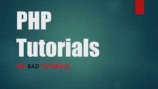PHP &amp; MySQL Tutorial - 42: HTML Special Characters
