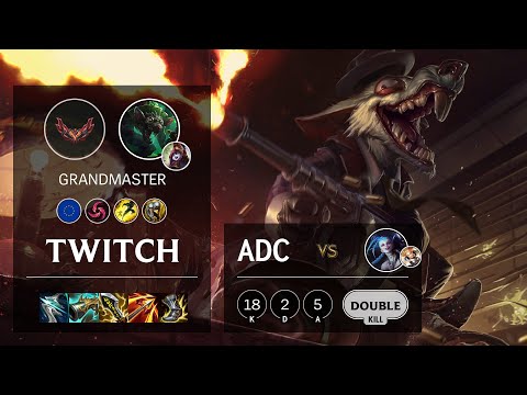 Twitch ADC vs Jinx - EUW Grandmaster Patch 12.2
