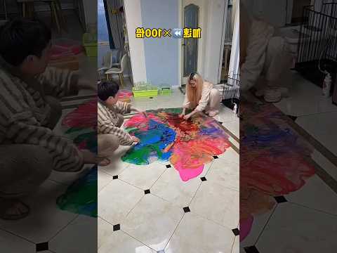 Surprising Colorful Slime Spiderweb! 😱🌈🕸️✨#shorts
