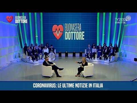 Buonasera Dottore - Speciale coronavirus - Puntata del 5 marzo 2020