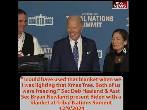 Biden: Jill to meet her great-great grandmother's parents; Both were freezing! used that blanket