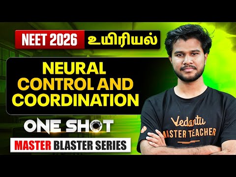 Neural Control and Coordination One Shot | NEET 2026 Biology | Master Blaster | by Subash Sir