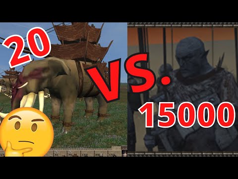 Who Would Win? - 20 MUMAKIL or 15000 ORC BAND - Third Age Total War: Divide and Conquer