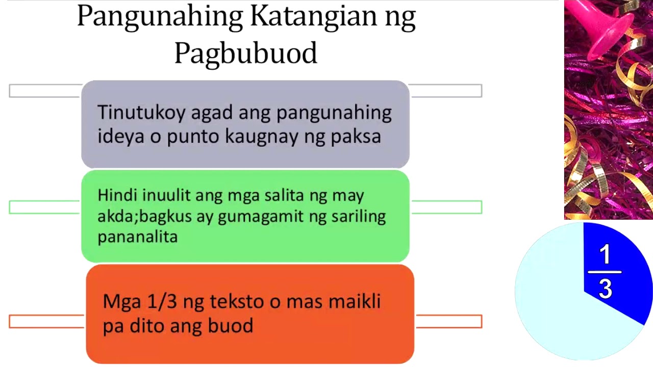 Putar video PAANO SUMULAT NG BUOD o SINOPSIS sekarang PAANO SUMULAT NG BUOD o SINOPSIS
