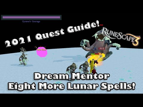 RS3 2021 Quest Guide  - Dream Mentor - Unlocking Eight More Lunar Spells!