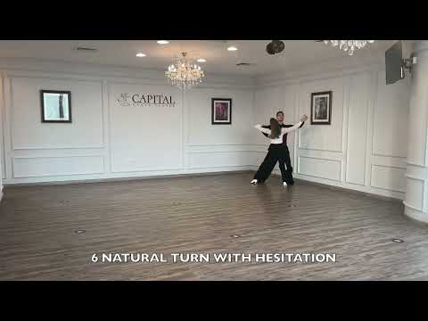 Quick Step – Bronze Syllabus | Beginner Ballroom Pattern: Natural Turn with Hesitation