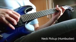 Video thumbnail for Schecter Blackjack SLS C-1 P clean sound by eddy yin