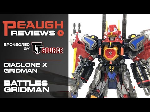 Video Review: Takara Tomy Diaclone - Gridman Universe BATTLES GRIDMAN