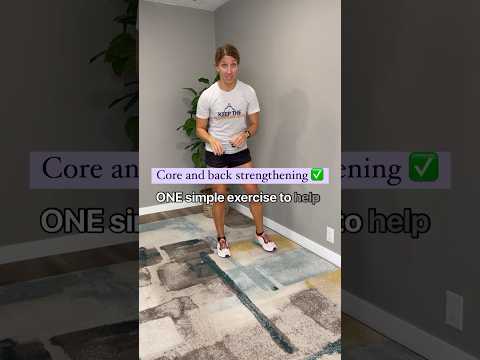 One SIMPLE exercise for stronger back and core 🙌🏼