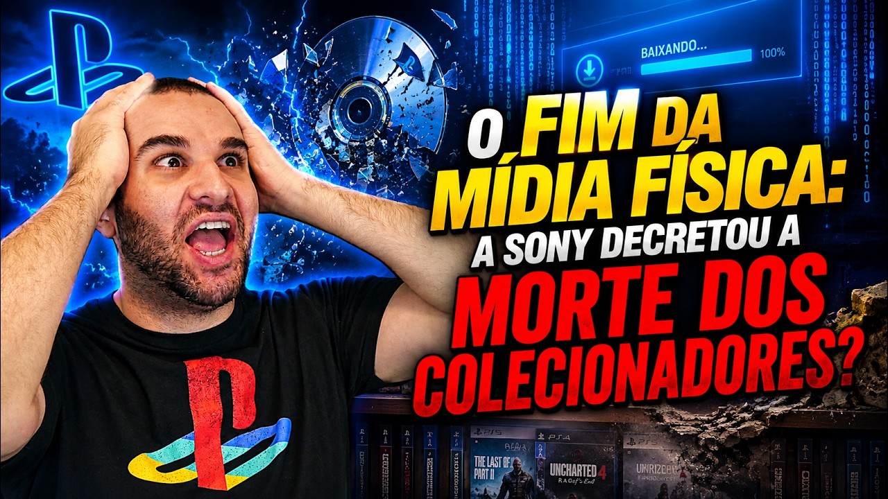 ADEUS, MÍDIA FÍSICA! Sony Confirma o Fim dos Discos no PlayStation