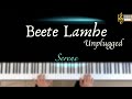 Beete Lamhe (Unplugged) | Piano Cover with Lyrics | Piano Karaoke | K K | by Roshan Tulsani