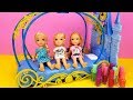 Sleepover At Cinderella Elsa Anna Toddlers LOL Surprise Dolls Moj Moj Coloring