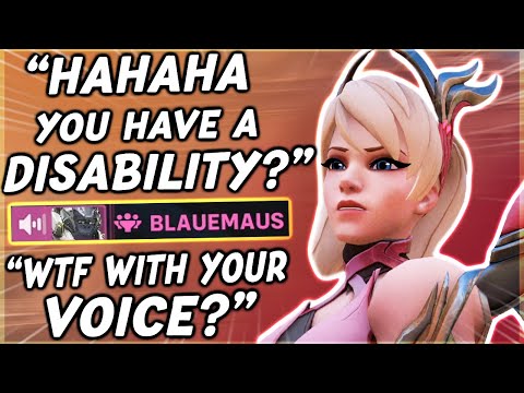 TOXIC PSYCHO wants me💀 - Overwatch 2 Mercy Competitive Gameplay