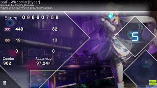 【osu!】Wizdomiot rankS 手元