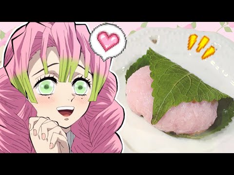 I Made Demon Slayer Mitsuri's Favorite Sakura Mochi 🌸