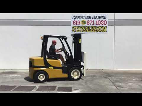YALE 6000LB GDP060 DIESEL PNEUMATIC TIRE FORKLIFT----OTAY MESA SALES-----619-671-1020!!