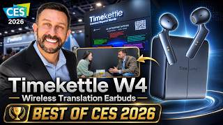 Timekettle W4 Wireless Translation Earbuds - Best of CES 2026