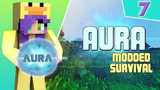 Minecraft: Aura Modded Survival (Ep.7) Abusive Golems + Black Hole