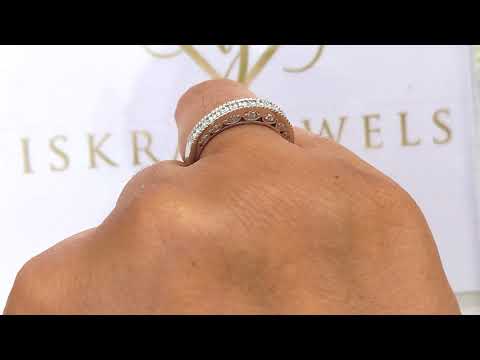 Diamond Ring Enhancer for any Ring, Diamond Matching Ring, Eternity Ring, Personalized Ring Enhancer