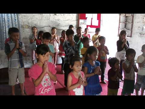 Sunday School in Waling. Nepal
